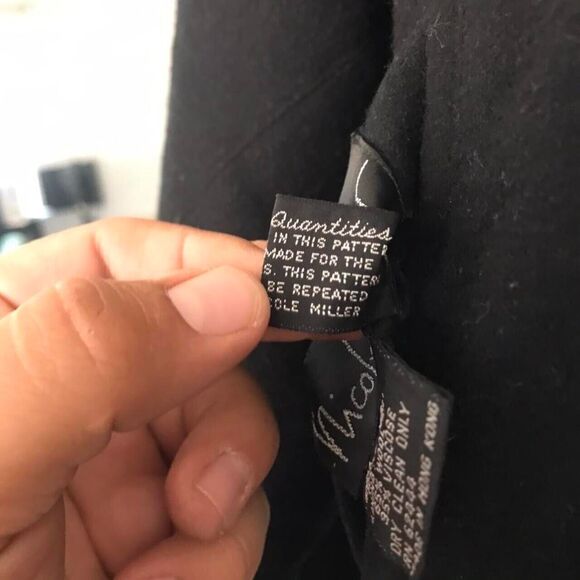 Harley Davidson silk and wool jacket Reversible Vtg Vintage Nicole miller patter - Picture 4 of 4